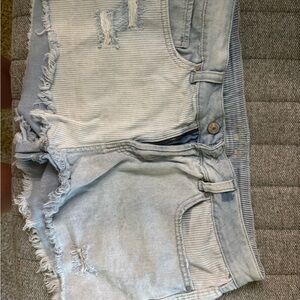 Rewind Light Blue Jean Shorts